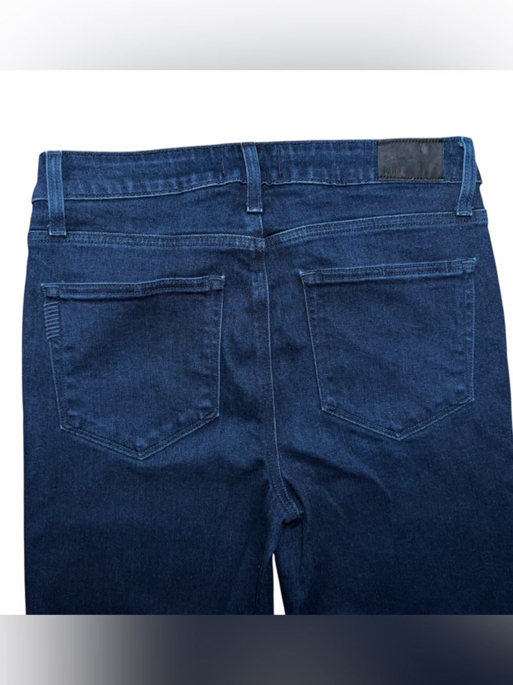Paige Genevieve High Rise Flare Jeans Novela Dark Wash Women’s Size 29 - Picture 7 of 7